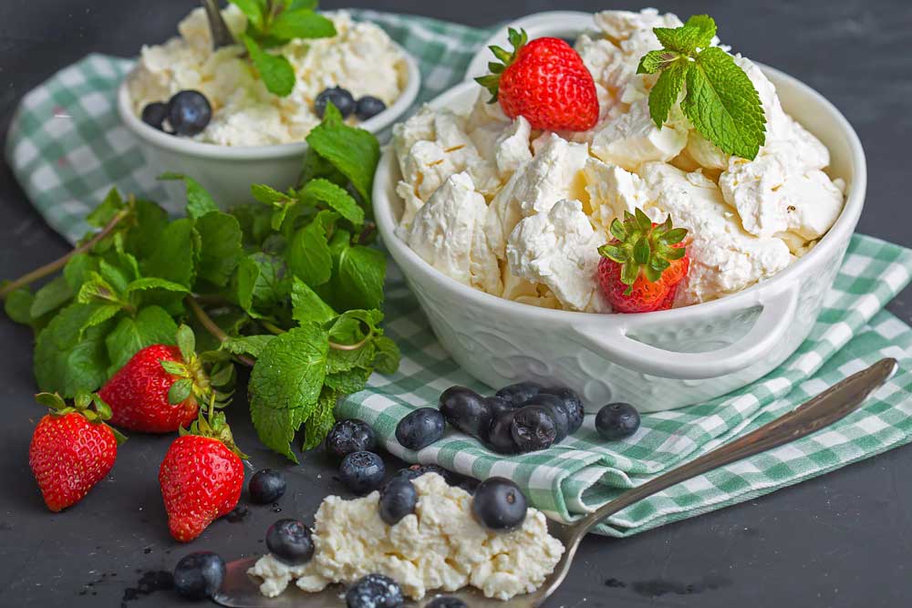 Fromage frais fermenté Tvorog